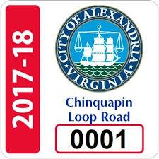 The $120 Chinquapin Drive permit students must purchase to park. 