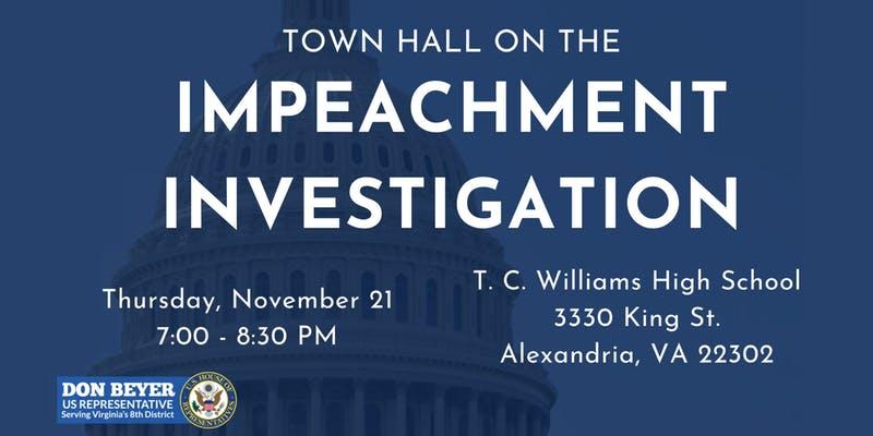 Beyer+to+Hold+Impeachment+Town+Hall+November+21