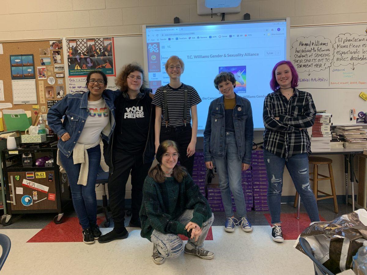 Members of the GSA club at a meeting on January 15th