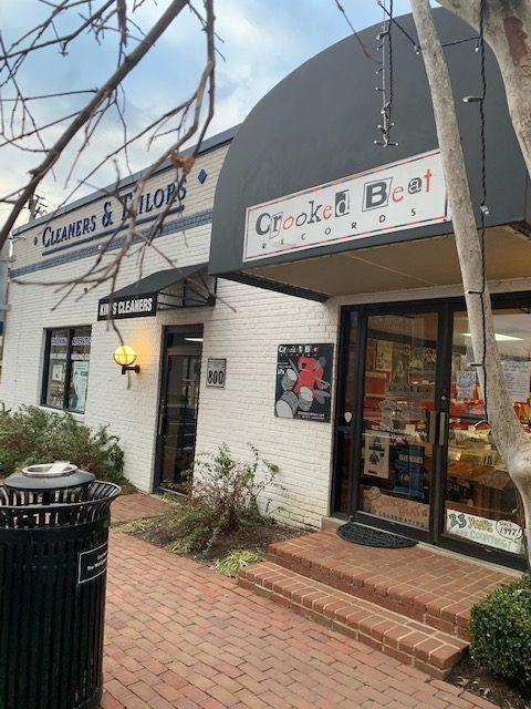 Crooked+Beat+record+storefront+located+on+the+charming+800+block+of+Fairfax+street+next+to+other+beloved+Old+Town+establishments+like+Extra+Perks.+Photo+taken+by+Ethan+Gotsch.+