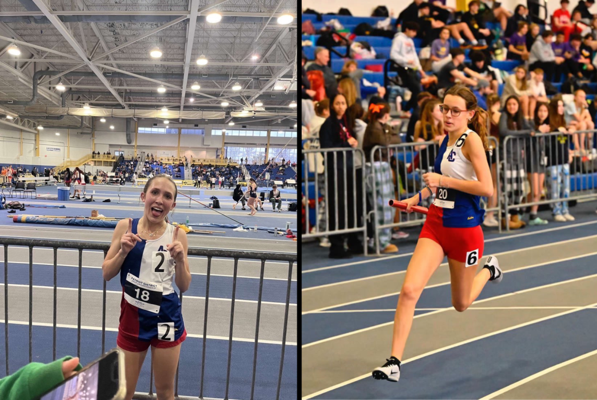 Lucy Jones (left) and Lucy Keen are two phenomenal track athletes at ACHS. / Photos courtesy of Lucy Jones and Lucy Keen.
