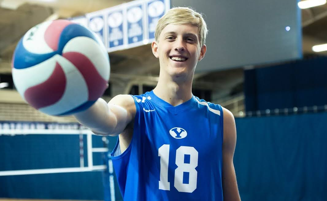 ACHS boys volleyball start senior Nikolai Hales has committed to BYU. / Photo courtesy of Nikolai Hales