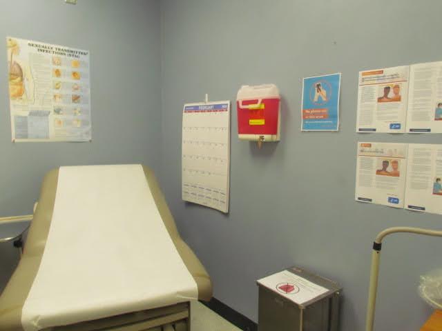 The Teen Wellness Center has two examination rooms for patients to visit.