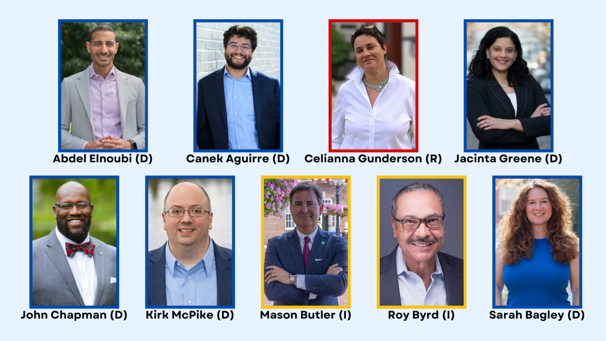 The nine City Council candidates have strikingly different visions for the future of Alexandria. / Courtesy images.