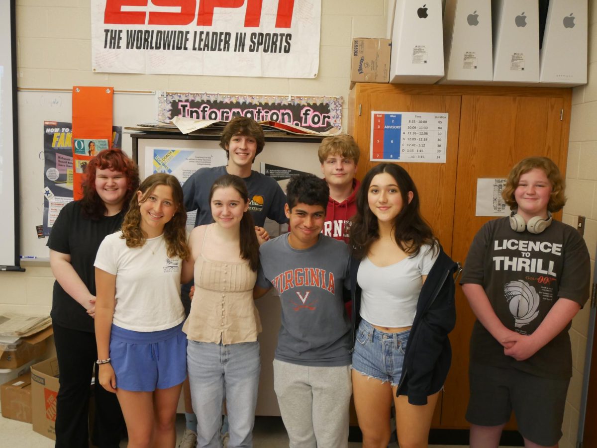 From left: Rozalia Finkelstein, Nadja Duss, Casey Donahue, James Libresco, Pablo Cruz-Rivera, Maxwell Jones-Lanchance, Julia Gwin, Max Carpenter.