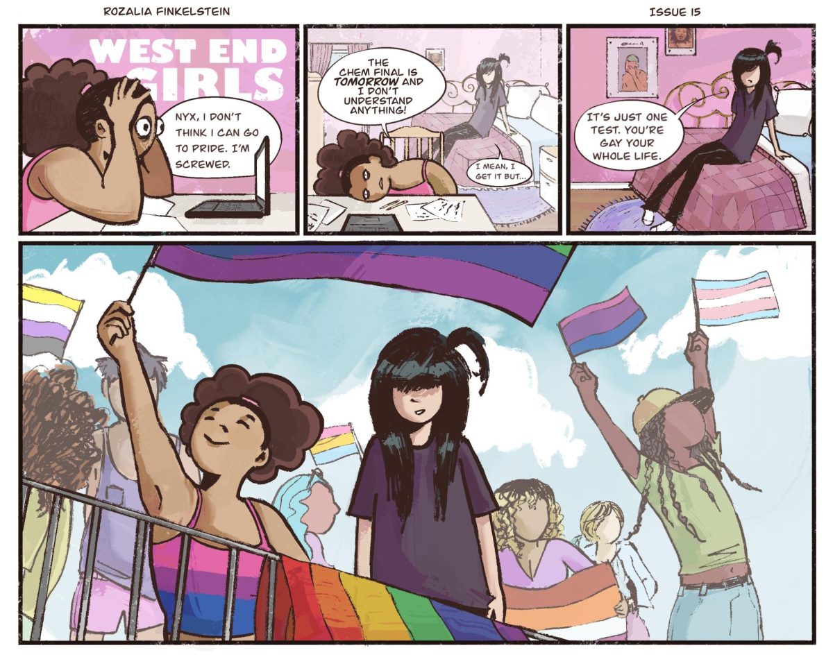 Comic by Rozalia Finkelstein for Theogony