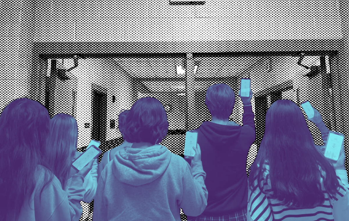 All ACHS students must scan their Minga ID’s to enter the cafeteria, resulting in long lines and hungry teens. 