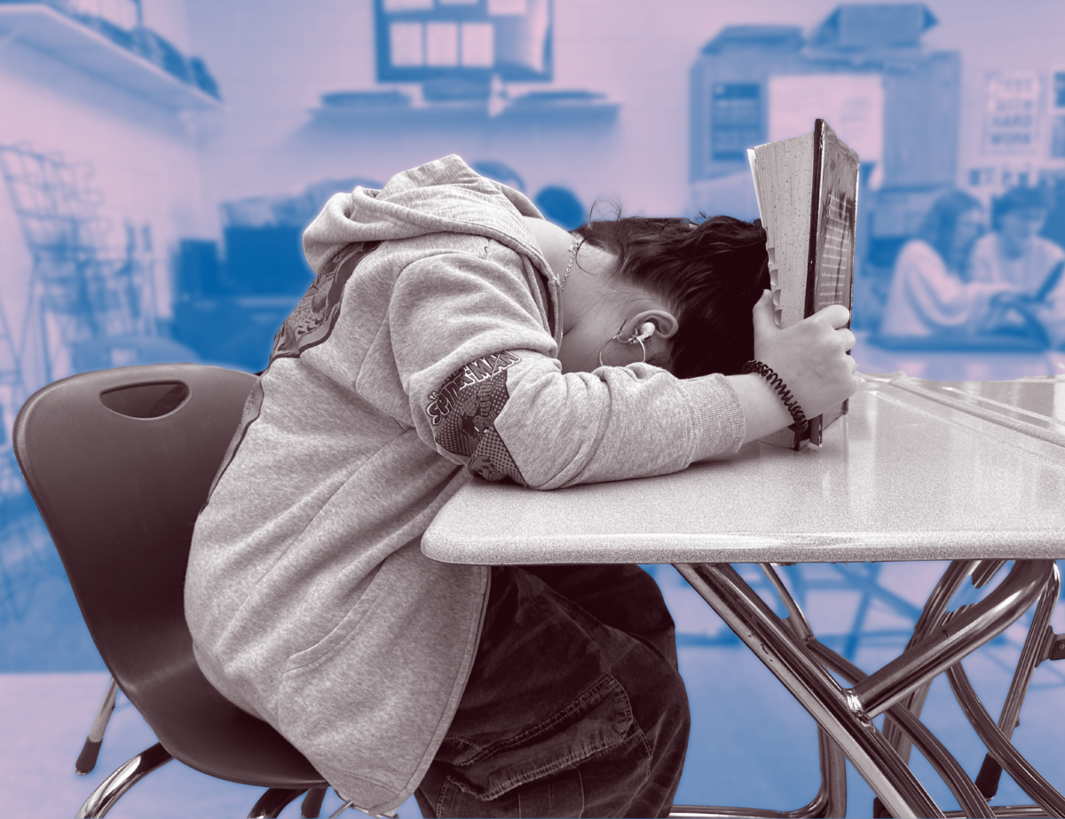 Students at Alexandria City High School are exhausted due to lack of sleep.