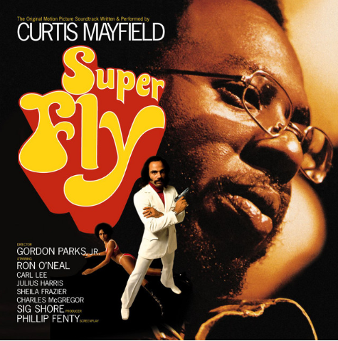 The album cover for Curtis Mayfield’s “Superfly”/ Courtesy of Spotify