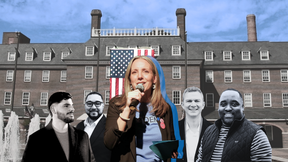 Sandy Marks claims a decisive victory in the Alexandria democratic primary that took place on Feb. 21, 2026. / Graphic by Byron Libresco and Gemma Pianesi for Theogony