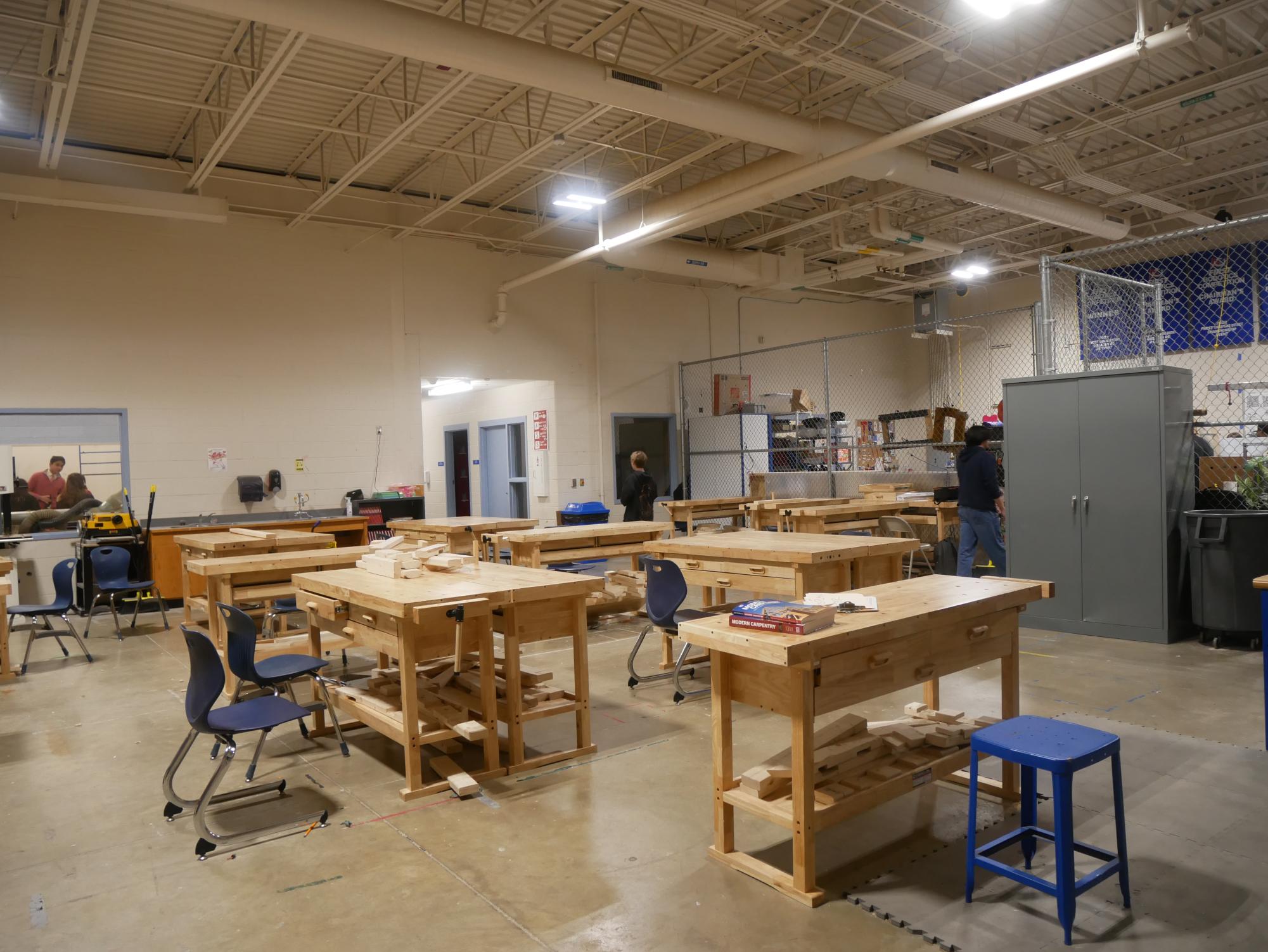 "These programs build the nation. It's literally what we do. We build communities," said Construction and Carpentry teacher Brian Godfrey.