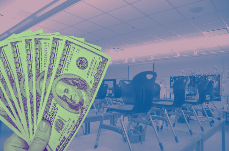 There is currently a funding gap in the city and the school district's operating budget that needs to be filled. / Graphic by Rozalia Finkelstein for Theogony