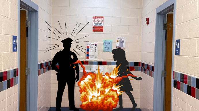 Security guard saves ACHS after intercepting a student without a hall pass.